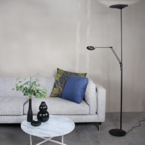 vanthoeftverlichting-voorburg-led-zwart-vloerlamp-steinhauer vanthoeftverlichting-voorburg-led-zwart-vloerlamp-steinhauer