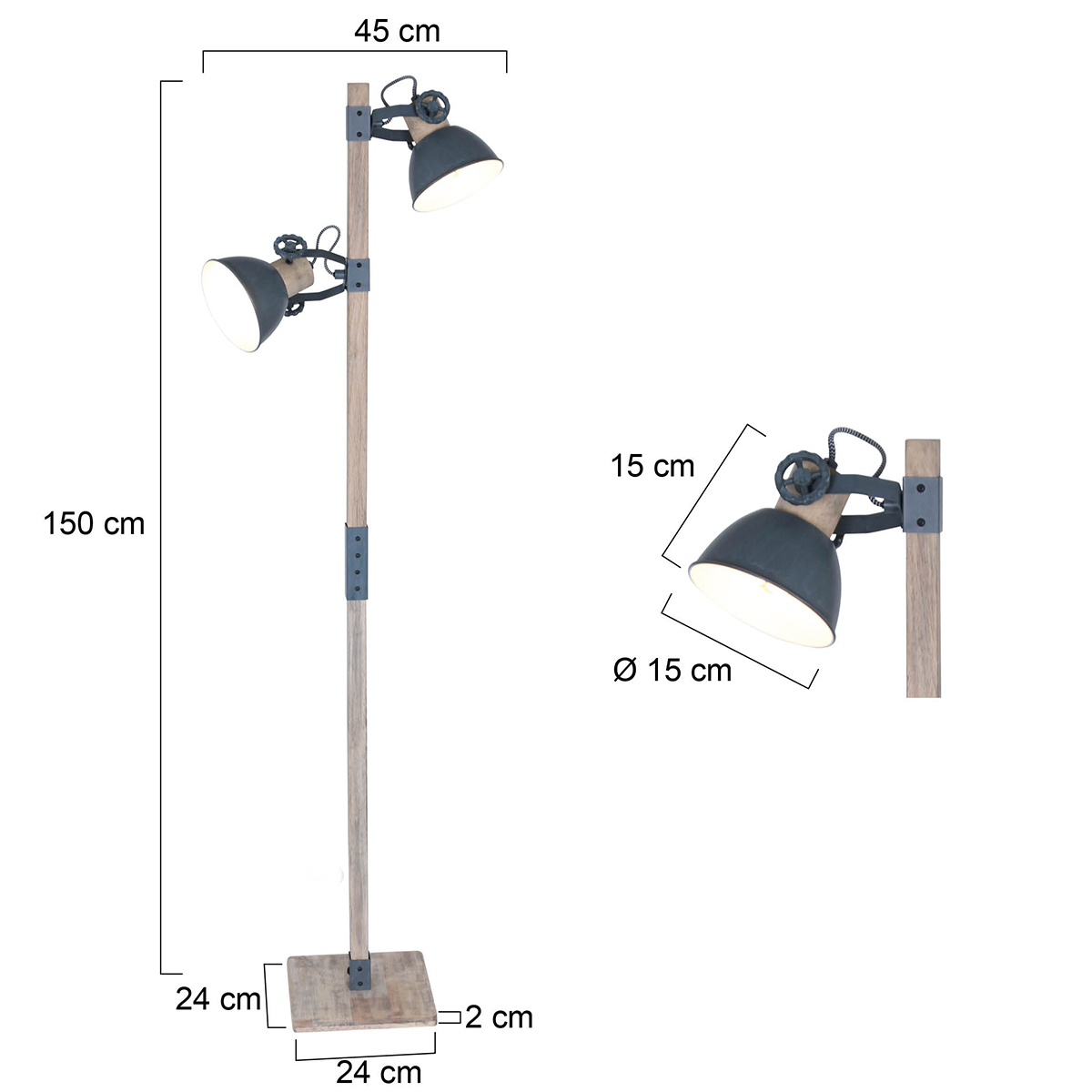 vanthoeftverlichting-voorburg-led-vloerlamp-steinhauer-gearwood-hout-e27