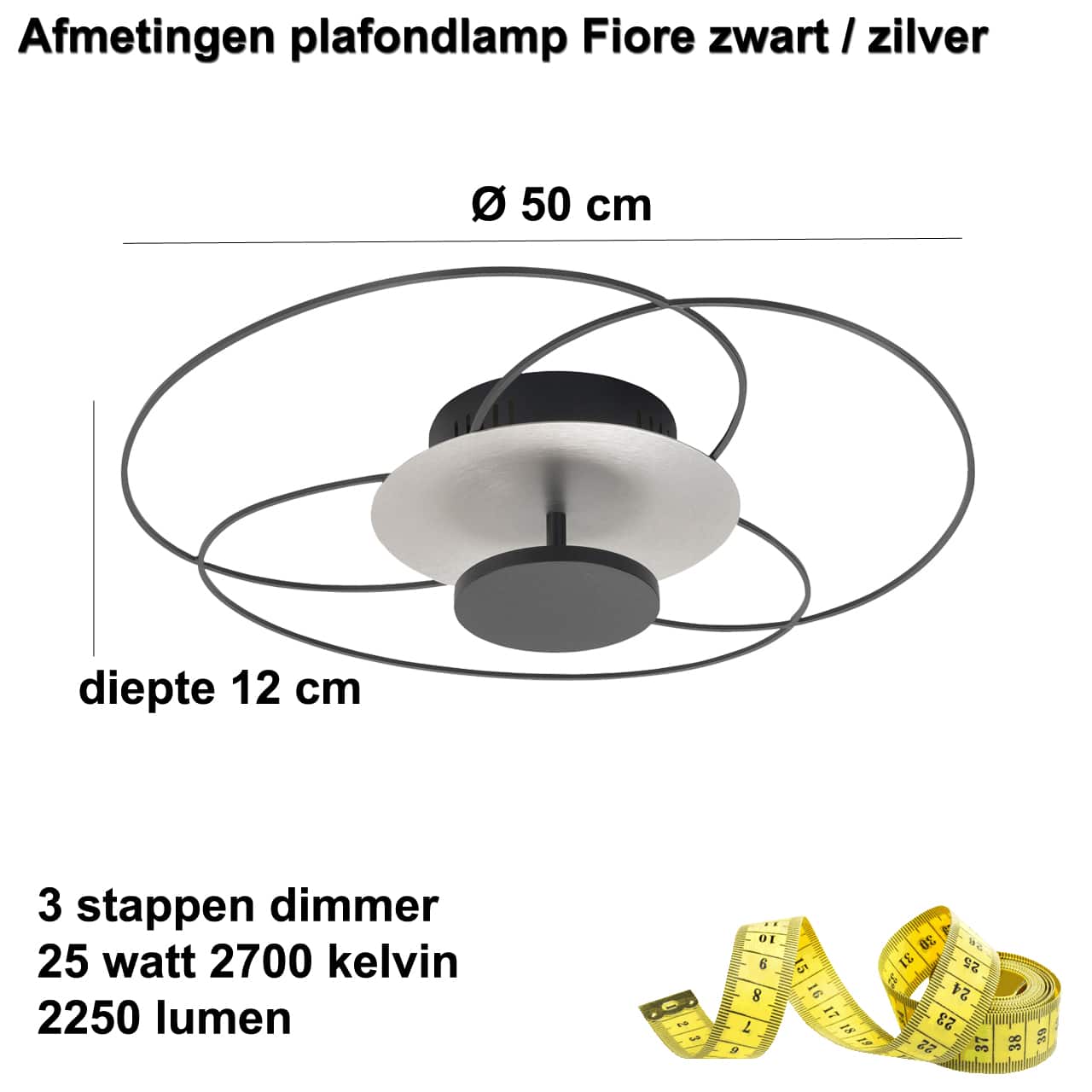 vanthoeftverlichting-voorburg-highlight-led-plafondlamp-goud-zwart-zilver-3standen-foire
