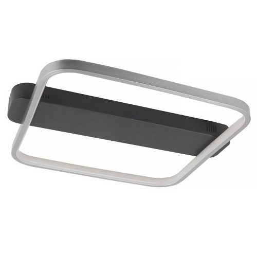 vanthoeftverlichting-voorburg-led-plafondlamp-nikkel-zwart-highlight