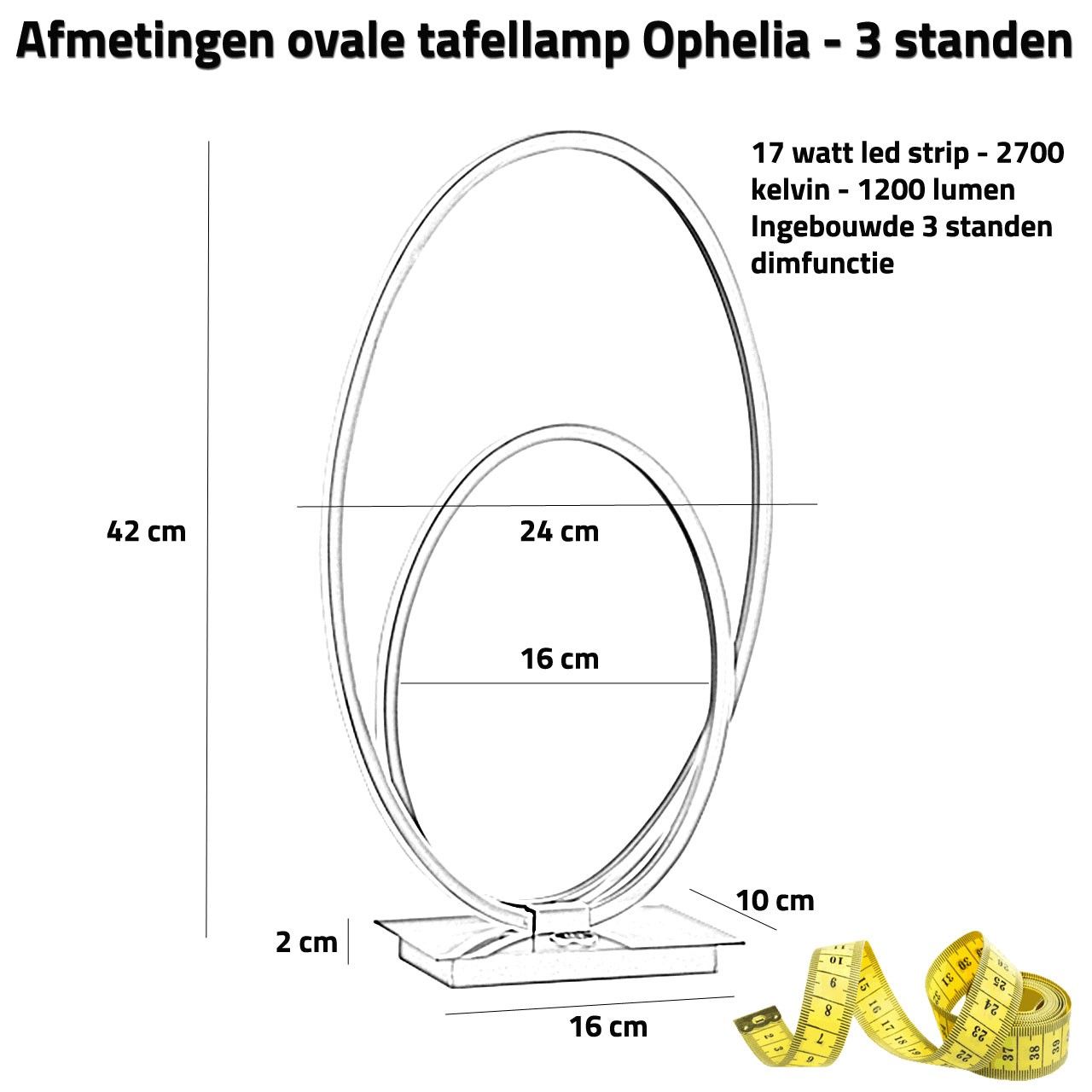 vanthoeftverlichting-voorburg-led-tafellamp-freelight-zwart