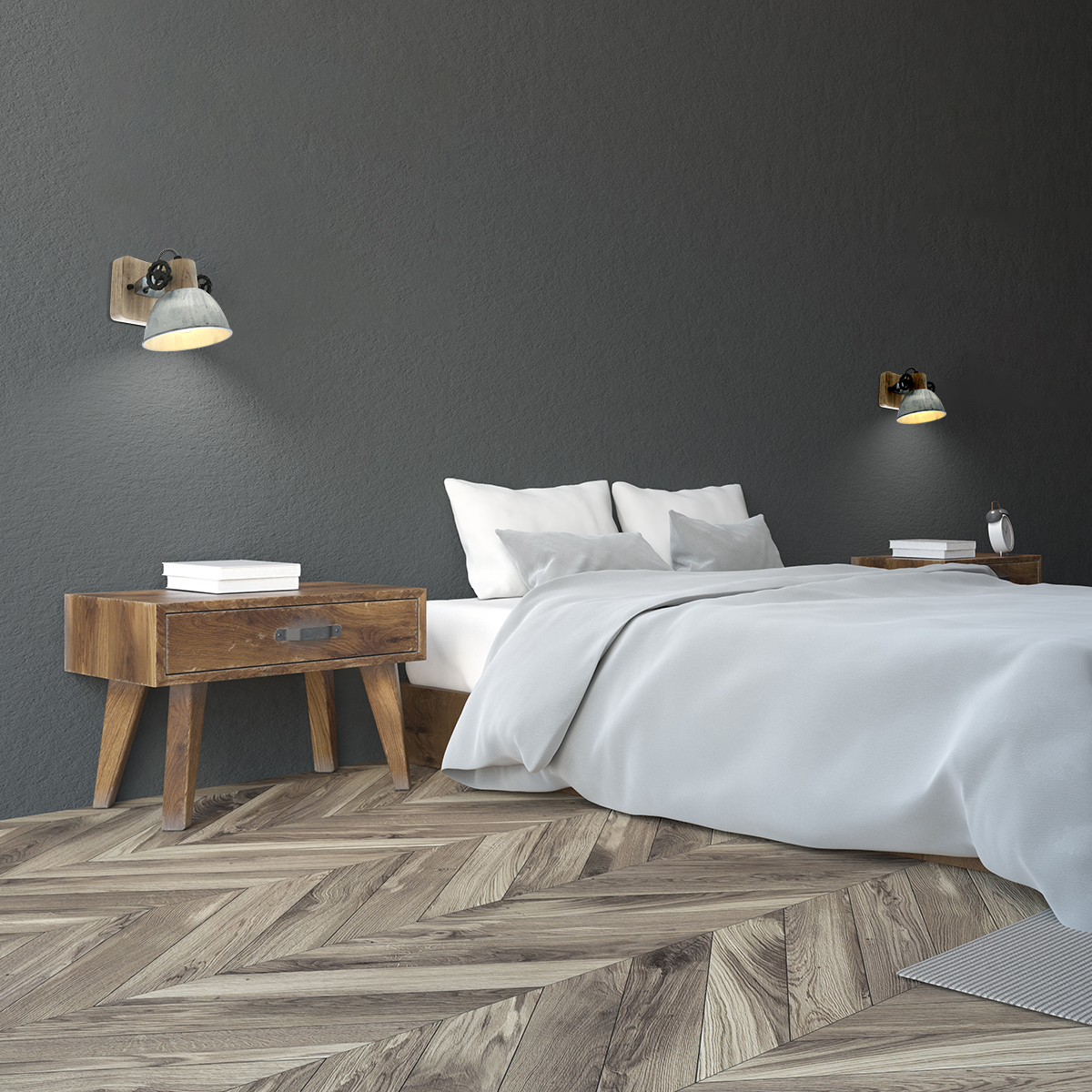 vanthoeftverlichting-voorburg-led-spot-gearwood-hout-1lichts