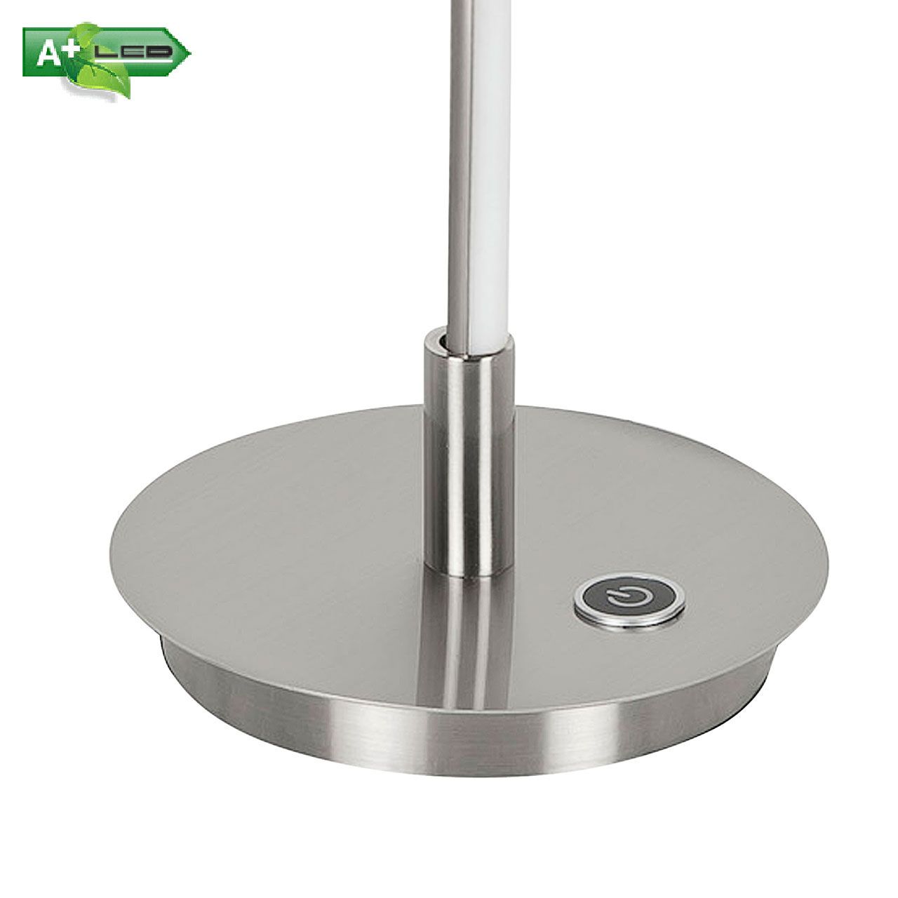 vanthoeftverlichting-voorburg-tafellamp-highlight-curl-led-staal-zwart-3stappen-dimbaar