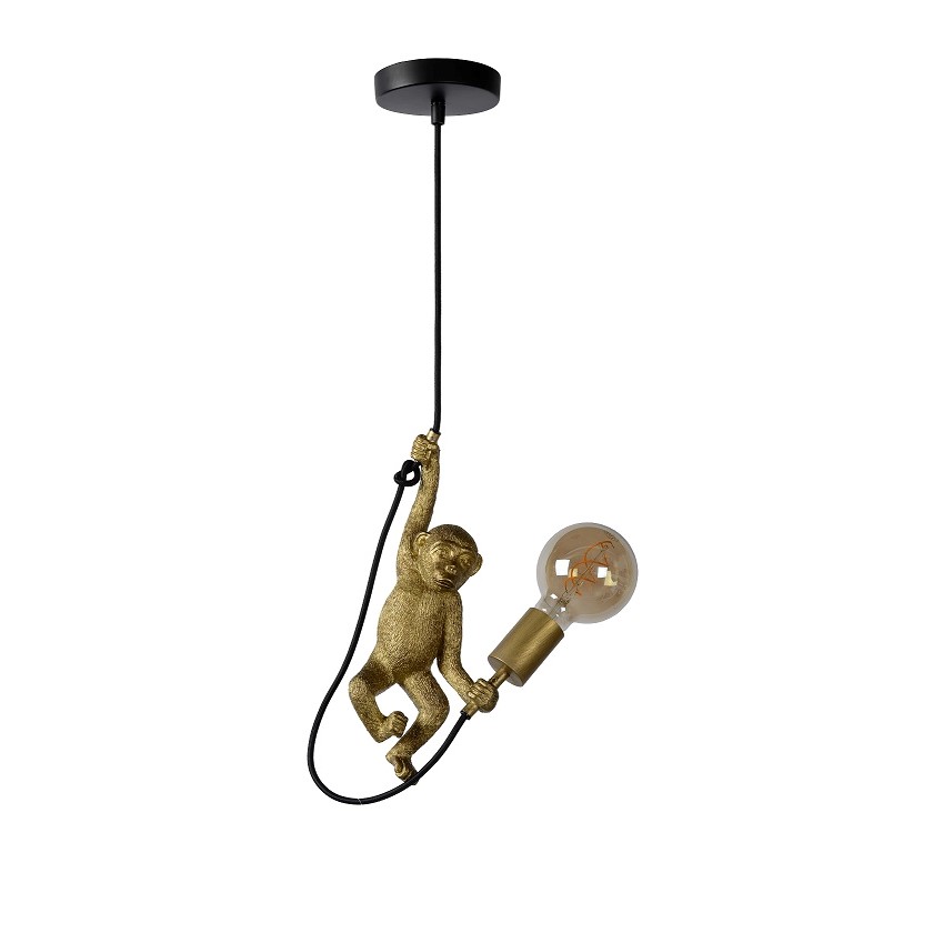 vanthoeftverlichting-voorburg-lucide-chimp-aap-hanglamp-led-goud