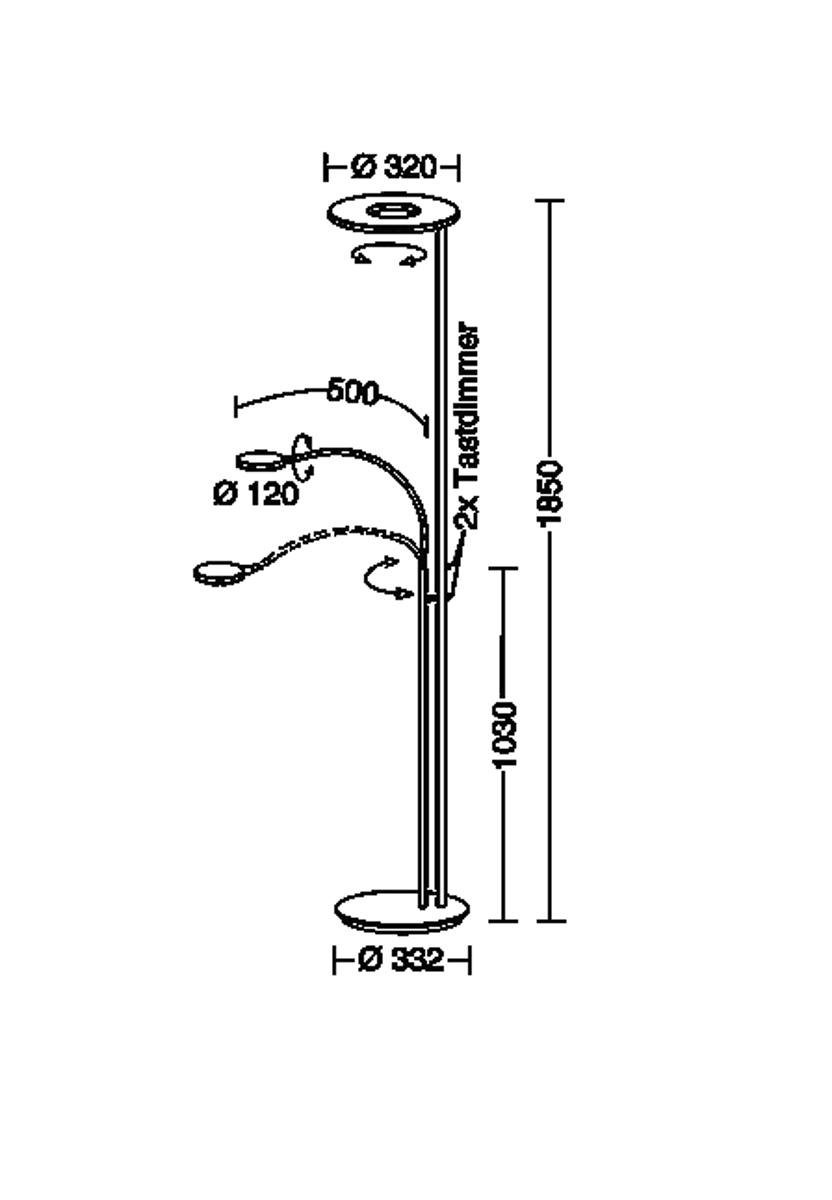 vanthoeftverlichting-voorburg-vloerlamp-holtkotter-nova-flex-dimbaar