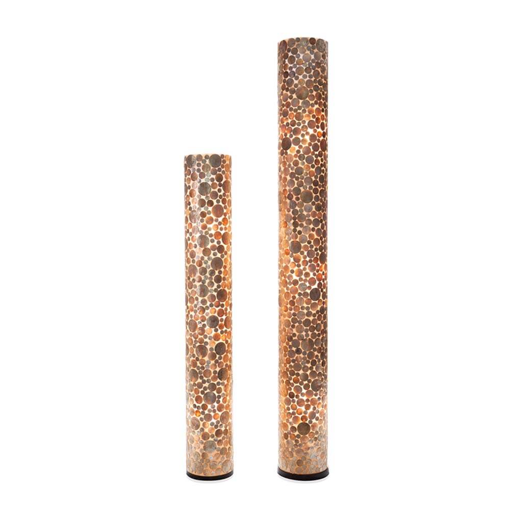 vanthoeftverlichting-voorburg-vloerlamp-villaflor-coin-gold-schelpen